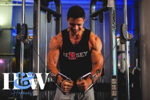 Cable crossovers exercise for chest workout