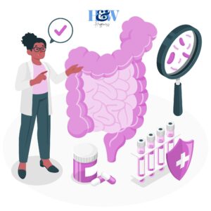 Gut health concept